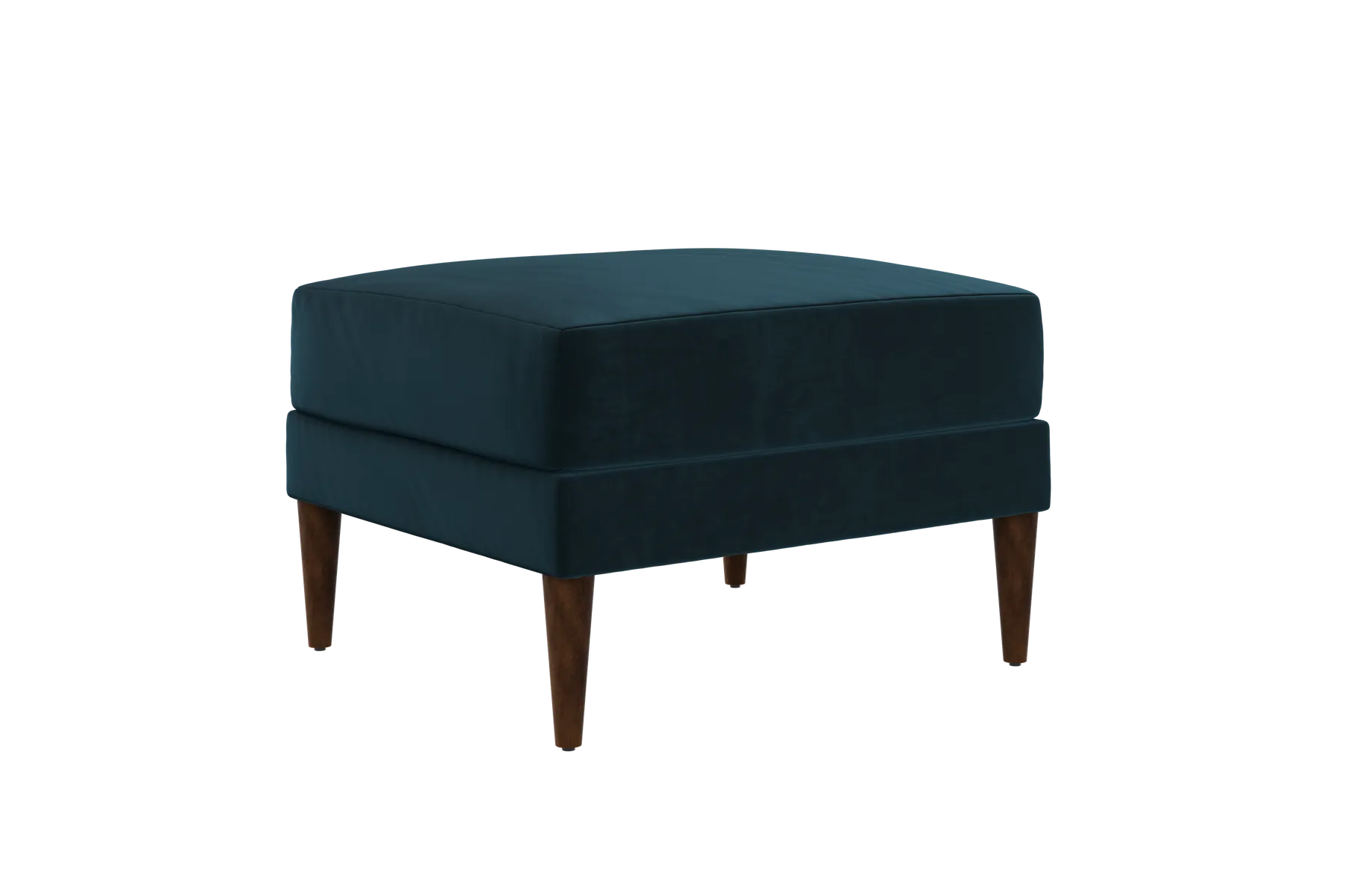 The Essential Ottoman in Recycled Velvet