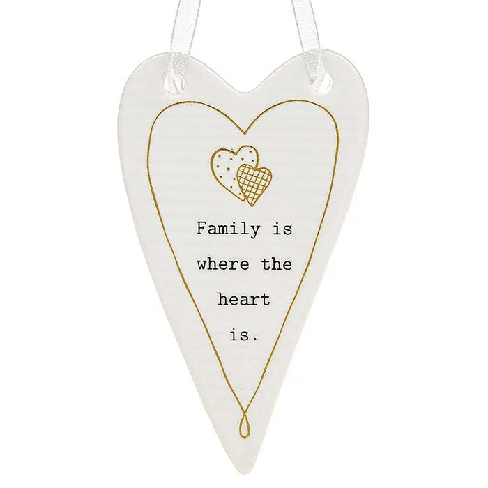 Thoughtful Words Heart Family