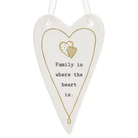 Thoughtful Words Heart Family