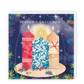 Tracks Publishing 3 Candles Christmas Cards - Pack of 5