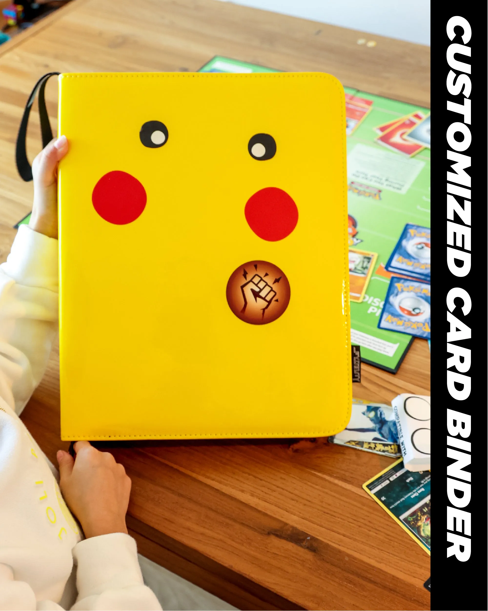 Trading Card Binder | Max (400pcs) | Patent Yellow