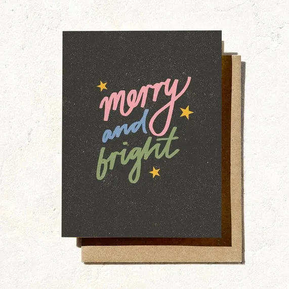 Wholesale Merry And Bright Christmas Card | Holiday | Greeting Cards