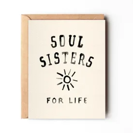 Wholesale Soul Sisters For Life Card | Best Friend Card | Friendship