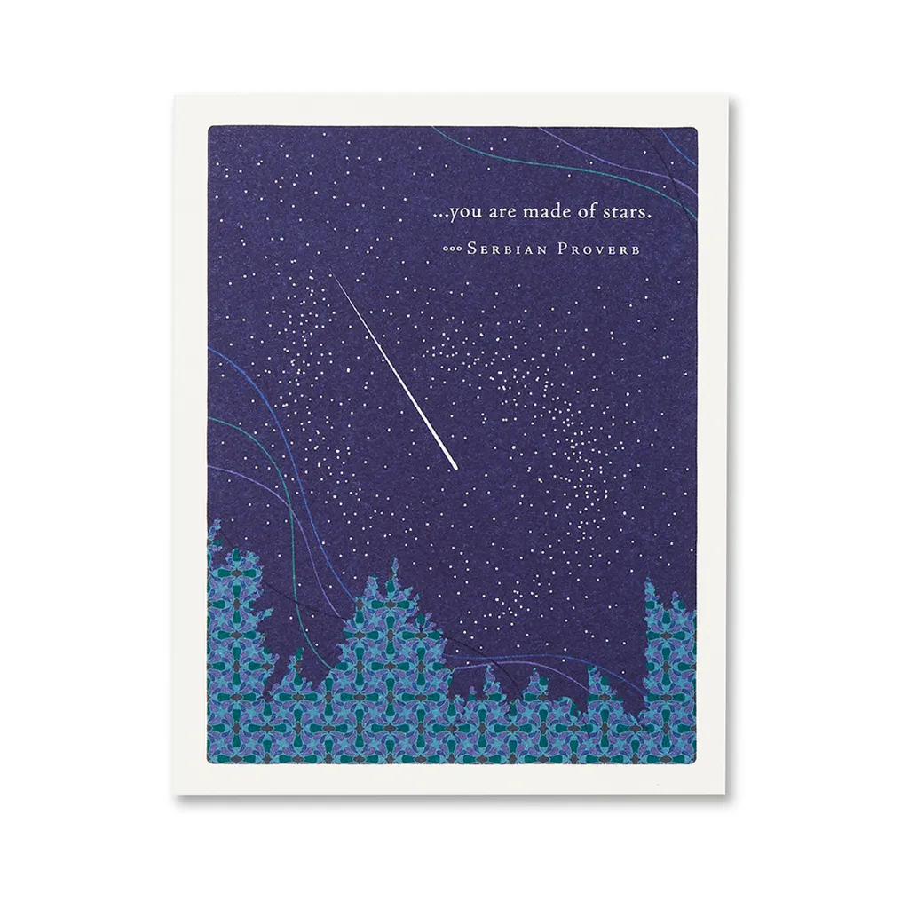 You Are Made of Stars Encouragement Card