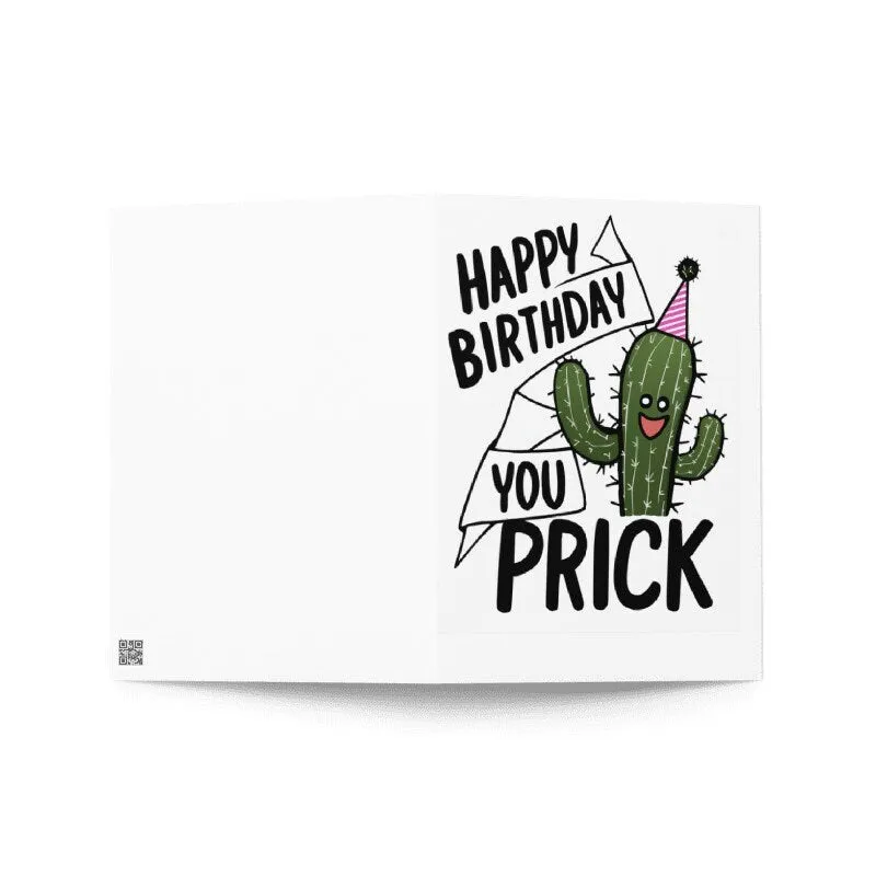 your prick cactus birthday card   greeting card ,birthday card ,southpark birthday card ,butters  birthday card,birthday card for him/ her