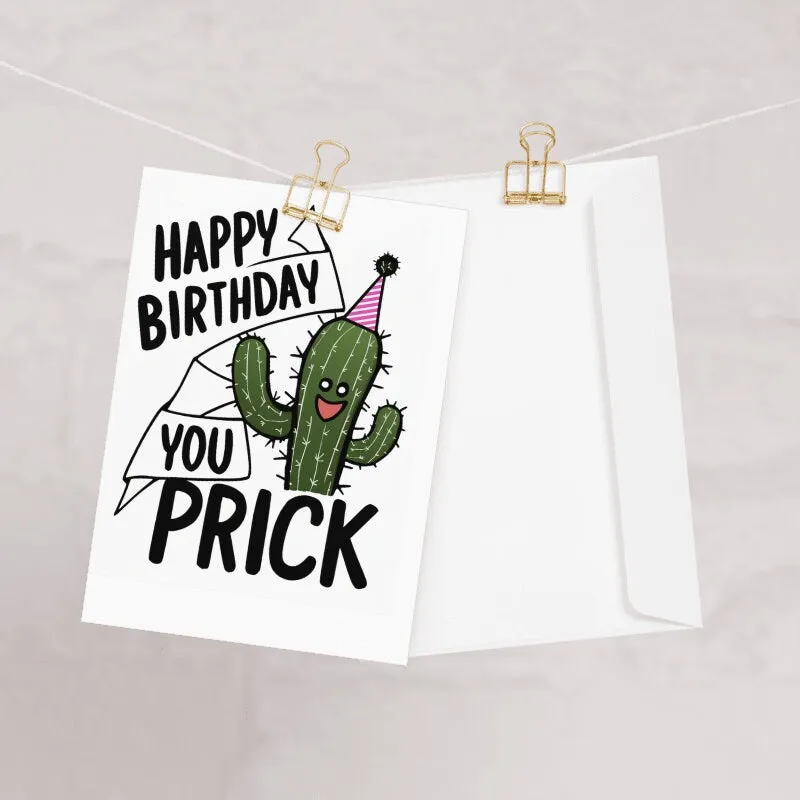 your prick cactus birthday card   greeting card ,birthday card ,southpark birthday card ,butters  birthday card,birthday card for him/ her