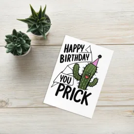 your prick cactus birthday card   greeting card ,birthday card ,southpark birthday card ,butters  birthday card,birthday card for him/ her