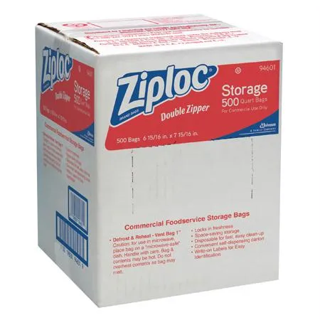 Ziploc Brand Resealable Storage Bag(Qt.)